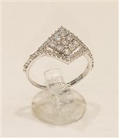 Anello Vidali Gioielli Donna in Oro bianco ANOR-7-34 - ANOR-7-34